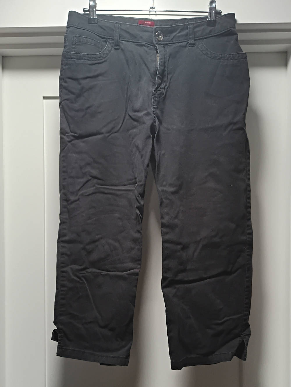 Merona Black Capris Women's Stretch Cotton Blend